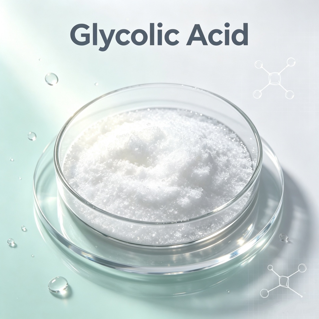 Soap Making Acid - คริสตัลกรดไกลโคลิก 99%, วัตถุดิบขัดผิว AHA สำหรับการทำสบู่แบบเย็น, มาส์กหน้า
