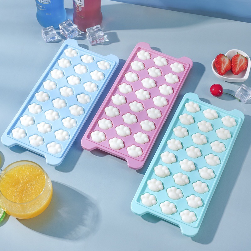Soap Making Websites - แม่พิมพ์ถาดน้ำแข็งซิลิโคนลายแมวการ์ตูน24ตารางกล่องแช่แข็งชุดทำเยลลี่บิสกิตตกแต่งเค้กสบู่แม่พิมพ์