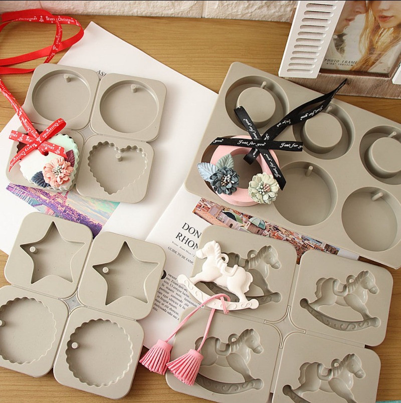 Soap Making Websites - แม่พิมพ์สบู่ซิลิโคน DIY ง่ายต่อการแกะออก พร้อมฉลากติดเทียนหอม แผ่นฐานแขวนได้ รูปทรงหกเหลี่ยม