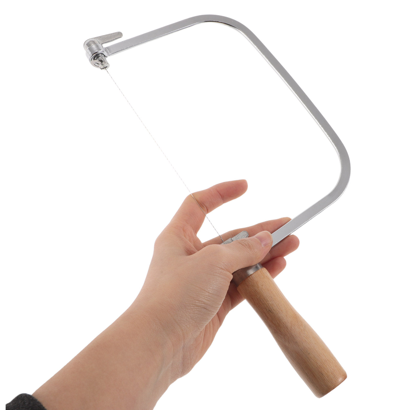Soap Cutter Wire - ชุดเครื่องมือตัดสบู่ 1 ชุด ทำจากสแตนเลส ปรับระดับได้ พร้อมด้ามจับไม้