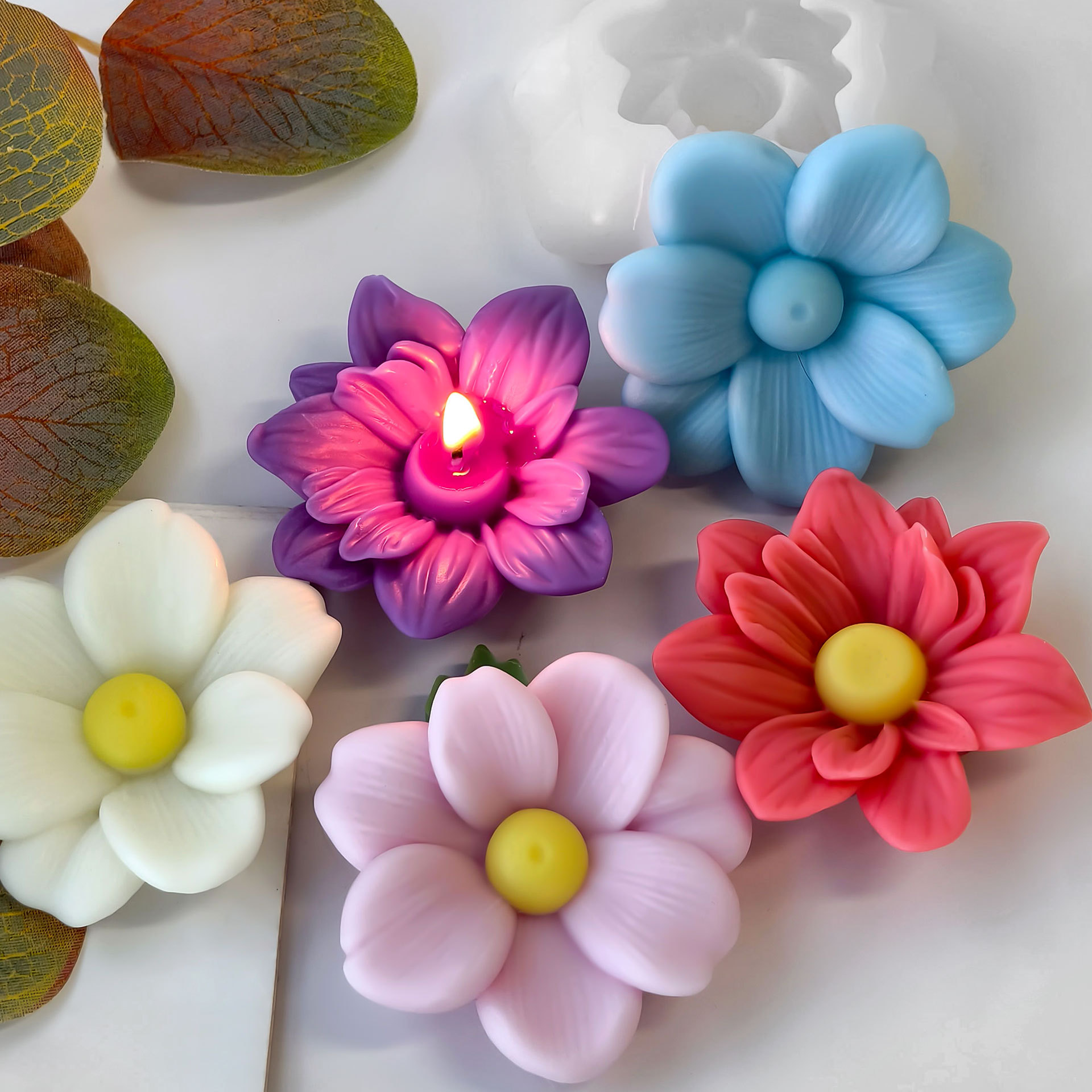 DIY ดอกไม้ AROMA เทียนแม่พิมพ์ - Soap Making At Home บทวิจารณ์และราคา