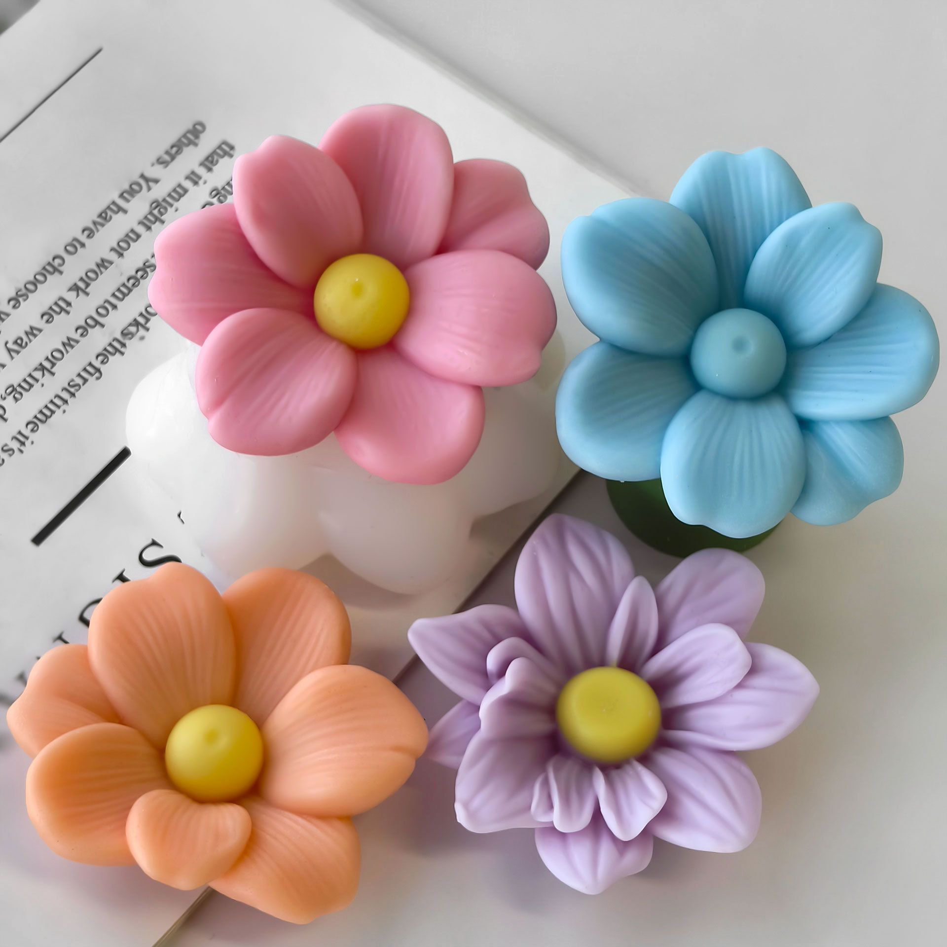 DIY ดอกไม้ AROMA เทียนแม่พิมพ์ - Soap Making At Home บทวิจารณ์และราคา