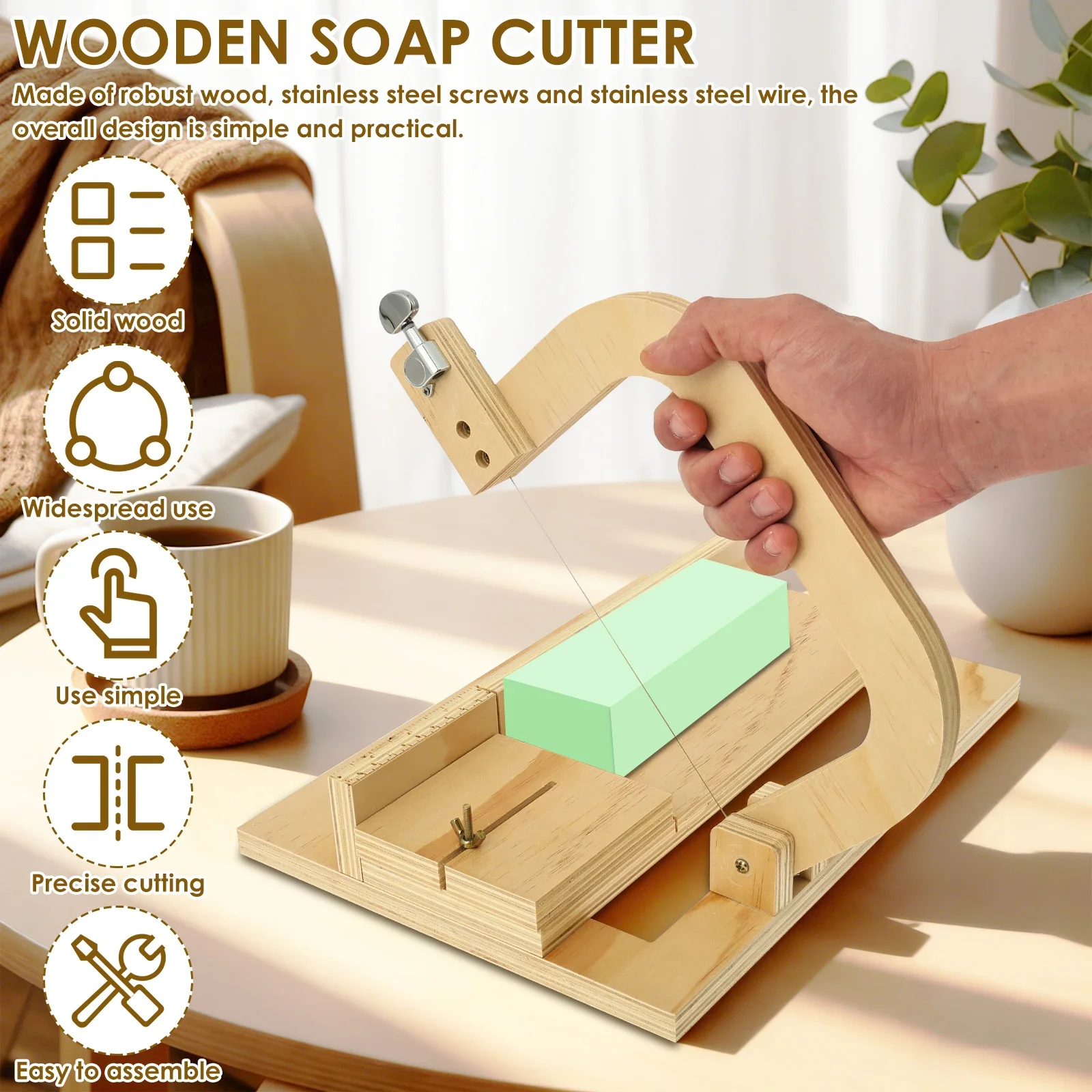 เครื่องตัดสบู่ไม้แบบมืออาชีพ พ - Soap Cutter Wire บทวิจารณ์และราคา