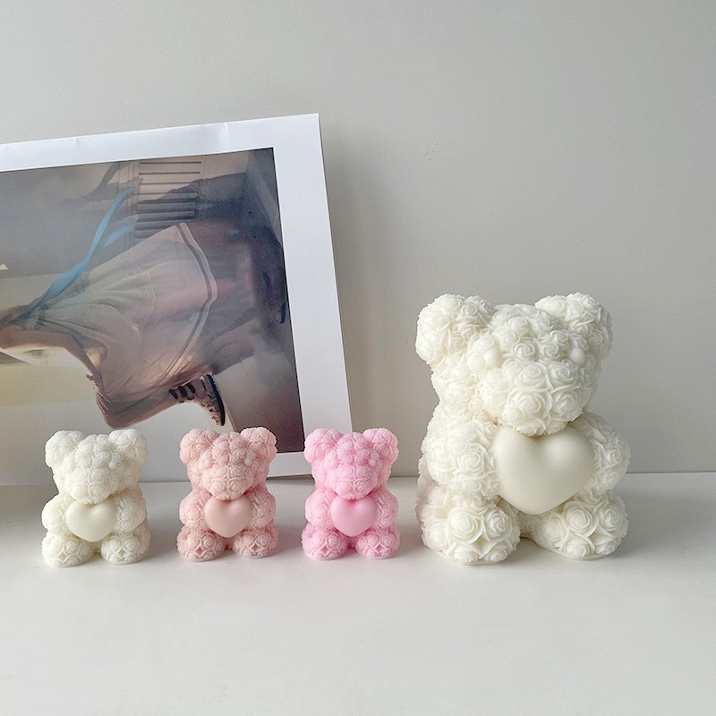 วันวาเลนไทน์ Love Rose หมี 3D  - Soap Making At Home บทวิจารณ์และราคา