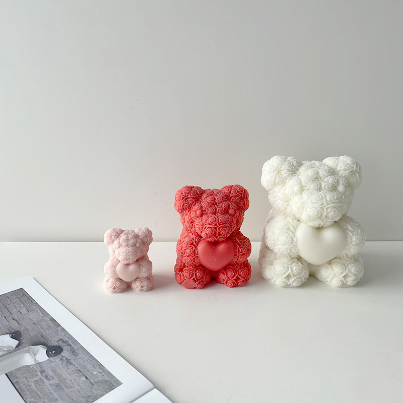 วันวาเลนไทน์ Love Rose หมี 3D  - Soap Making At Home บทวิจารณ์และราคา