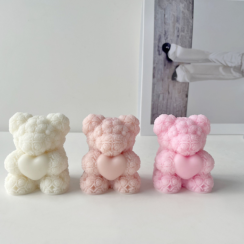 วันวาเลนไทน์ Love Rose หมี 3D  - Soap Making At Home บทวิจารณ์และราคา