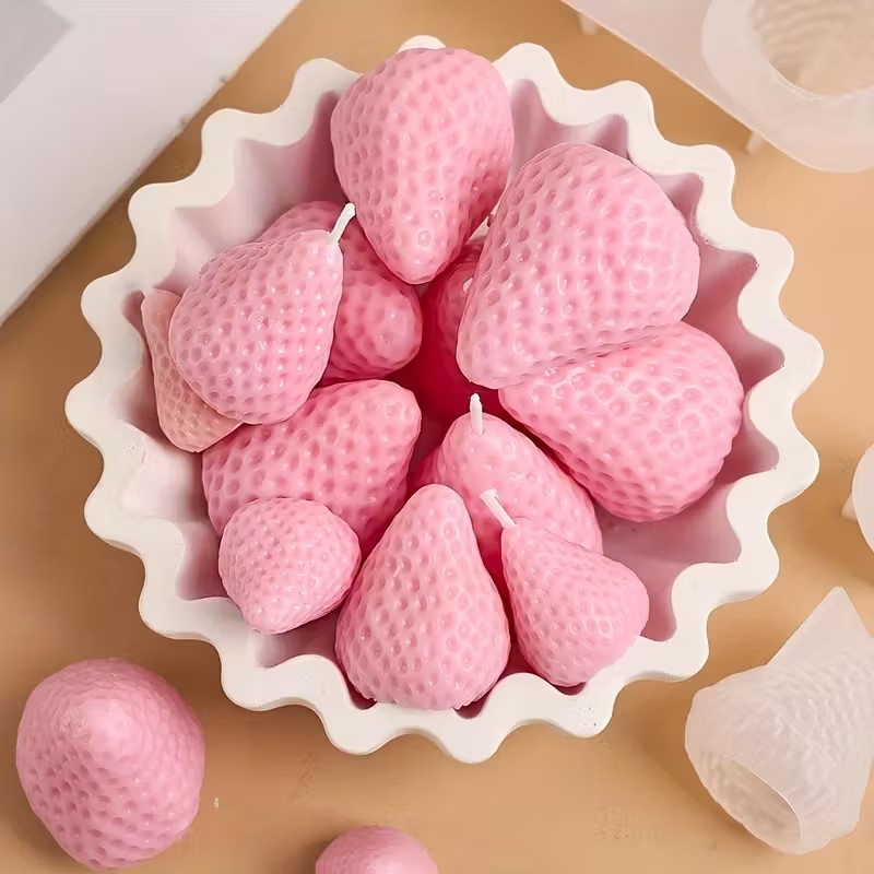 แม่พิมพ์เทียนซิลิโคนรูปสตรอว์เ - Soap Making Organic บทวิจารณ์และราคา