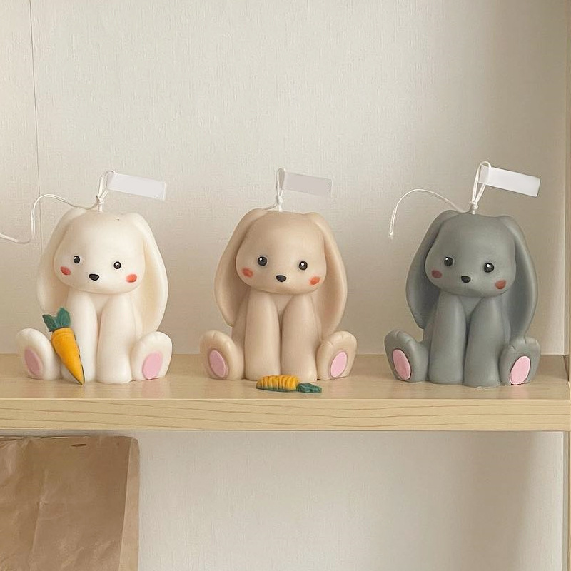 แม่พิมพ์ซิลิโคนรูปกระต่ายนั่ง3 - Soap Making At Home บทวิจารณ์และราคา