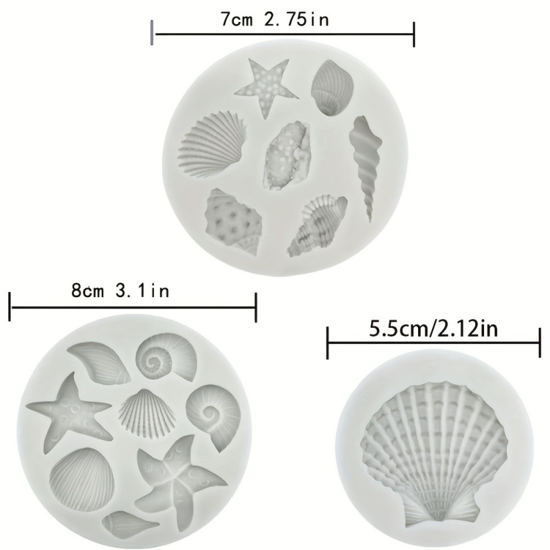 3 ชิ้น/เซ็ต ชุดแม่พิมพ์เปลือกห - Soap Making At Home บทวิจารณ์และราคา
