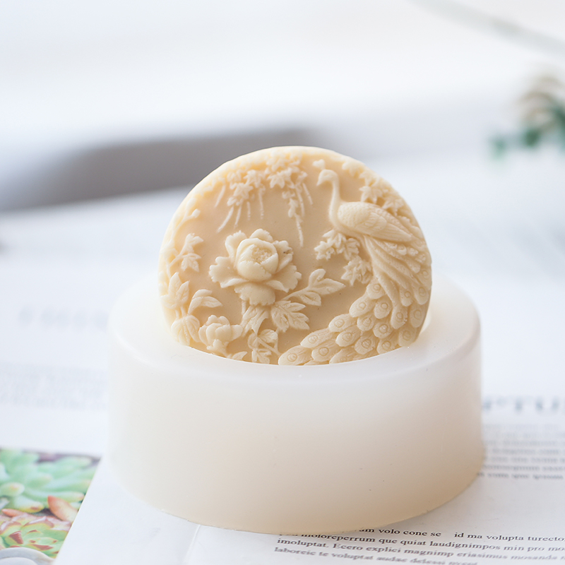 นกยูงดอกไม้รูปแบบซิลิโคนสบู่แม - Soap Making At Home บทวิจารณ์และราคา