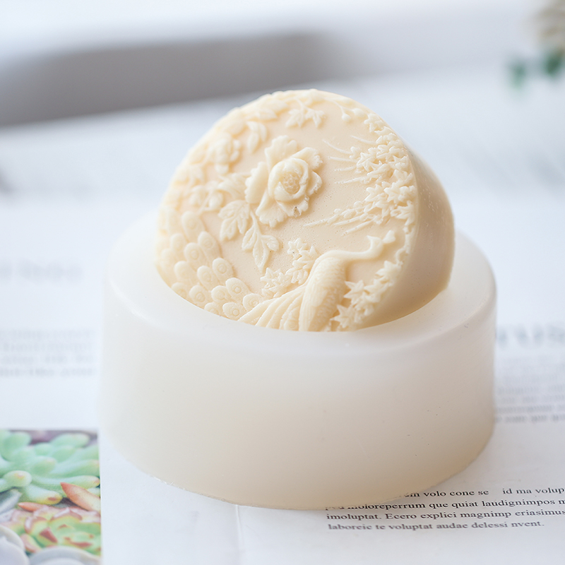 นกยูงดอกไม้รูปแบบซิลิโคนสบู่แม - Soap Making At Home บทวิจารณ์และราคา
