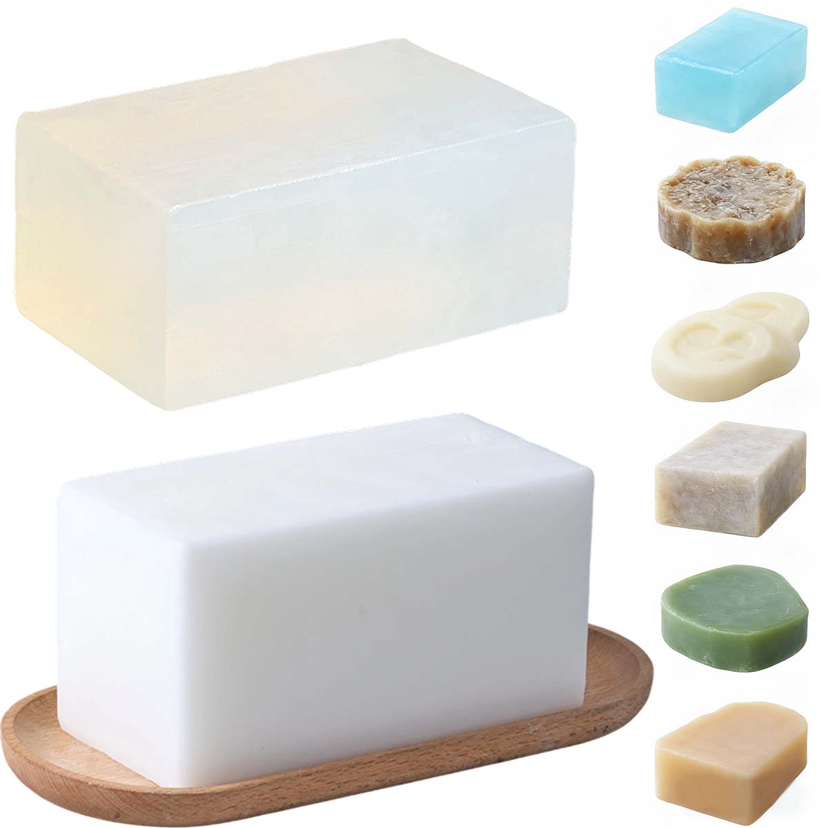 สบู่กลีเซอรีนใสสีขาว 1000 กรัม - Soap Making At Home บทวิจารณ์และราคา